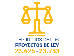 Perjuicios de los Proyectos de Ley 23.625 y 23.733