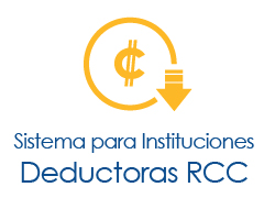 Imagen de Sistema para Instituciones Deductoras RCC