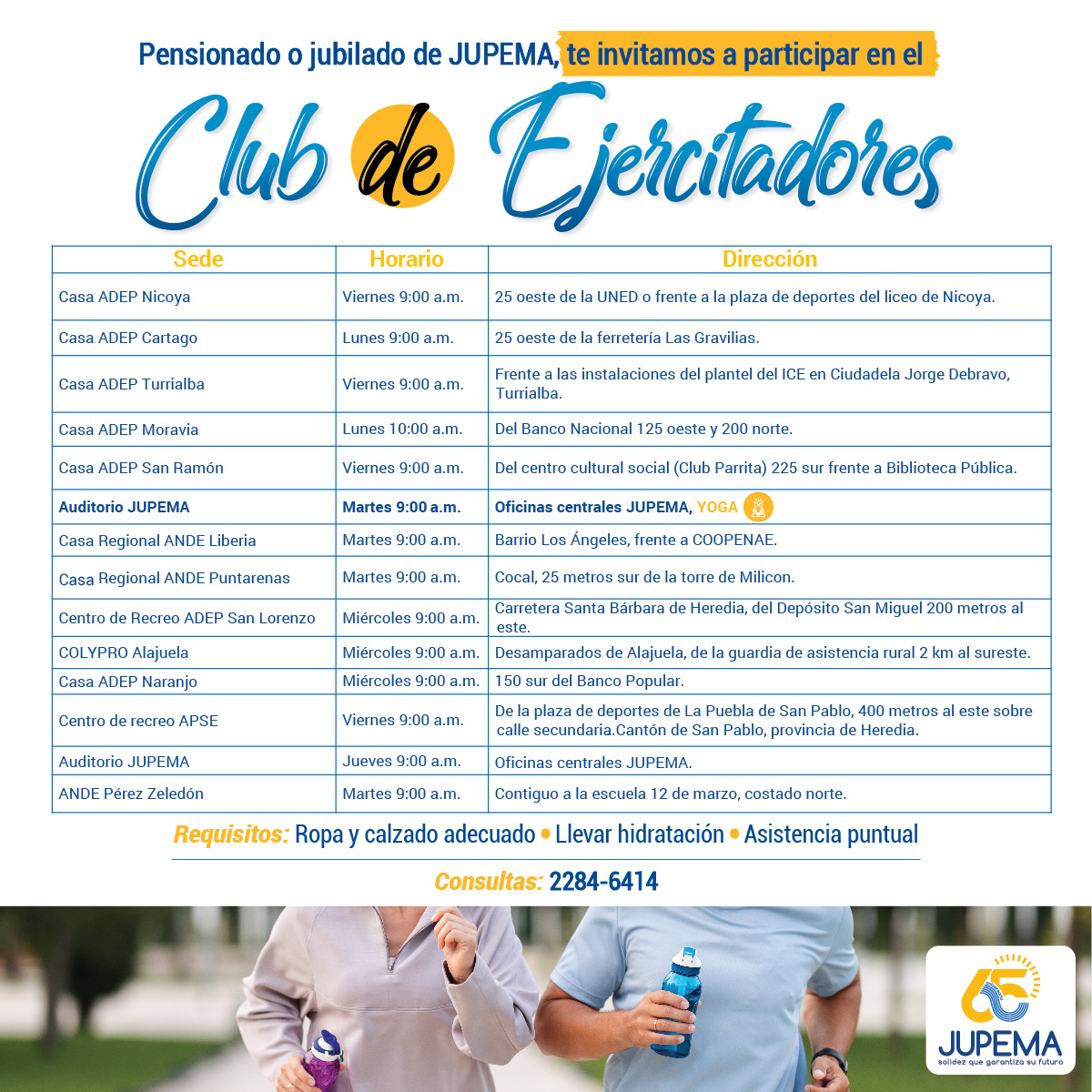 Imagen de Fechas Club ejercitadores