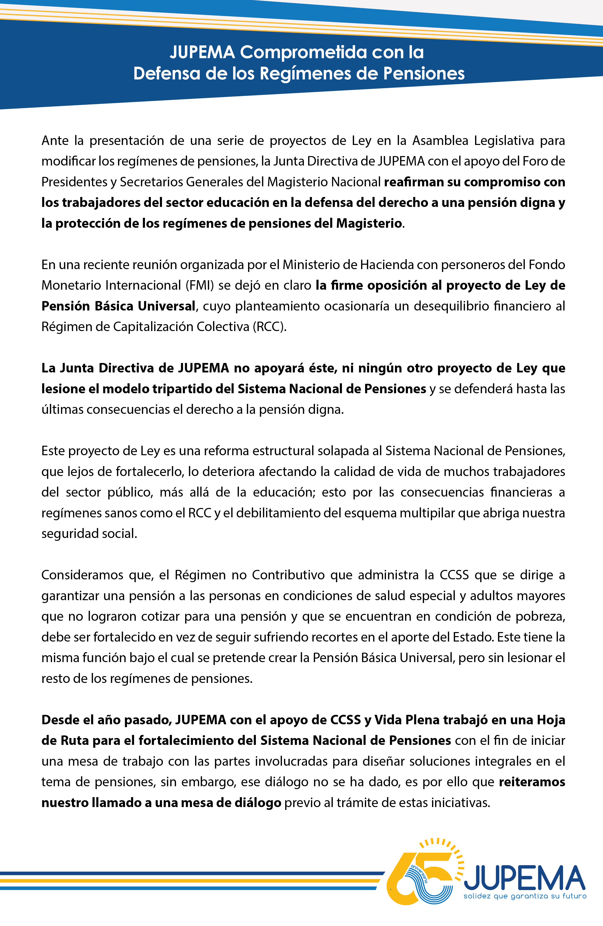 Imagen de COMUNICADO AFILIACION FMI