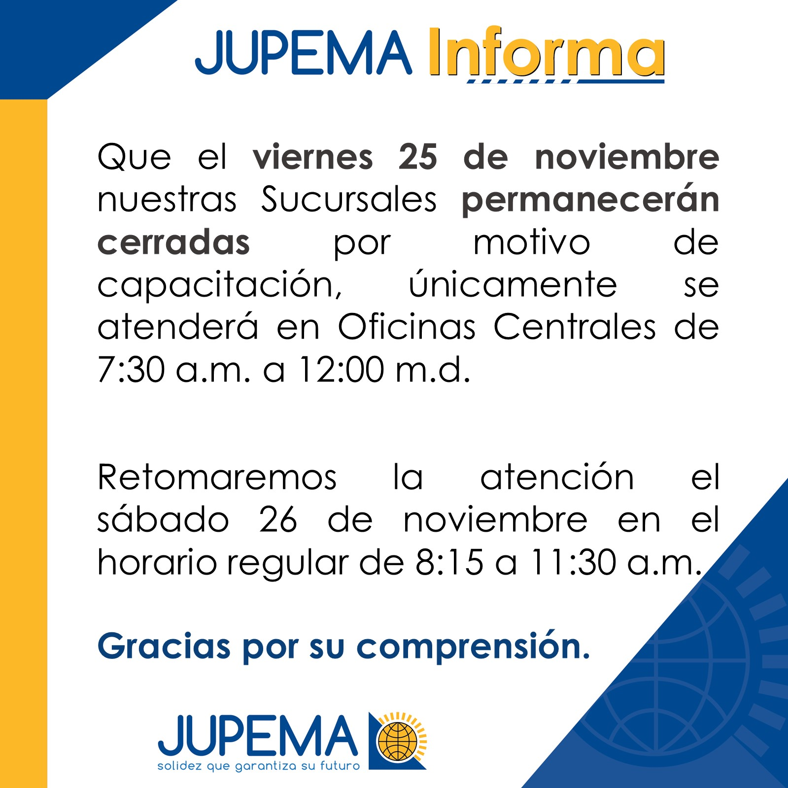 Imagen de Cierre 25 noviembre